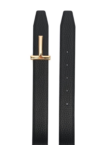 Tom Ford Belt With Logo Plaque