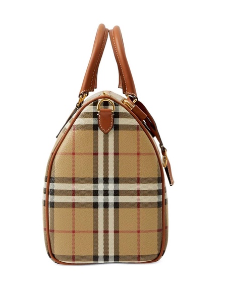 Burberry Check Medium Bowling Bag