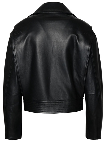 Versace Black Lambskin Jacket