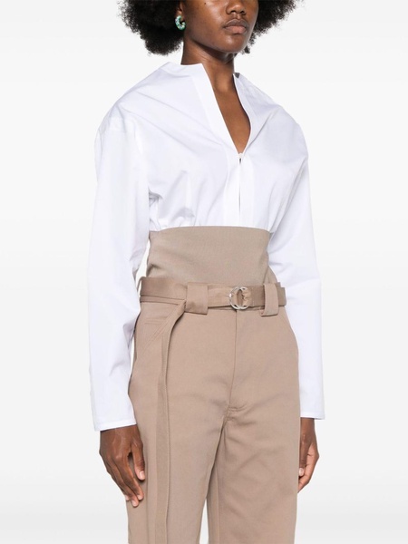 Alaia Cotton Bodysuit Shirt