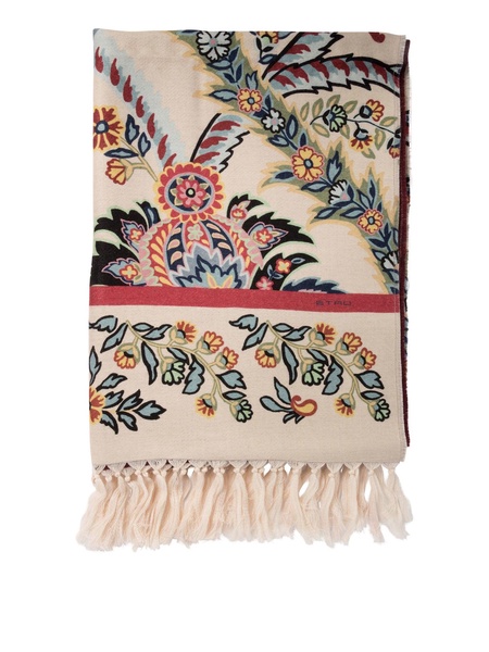 ETRO Luxurious Cashmere-Silk Floral Scarf 70x200 cm