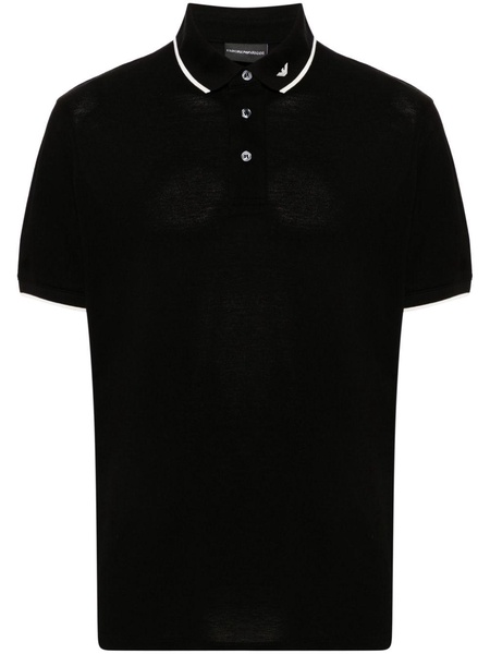 Emporio Armani Logo Cotton Polo Shirt