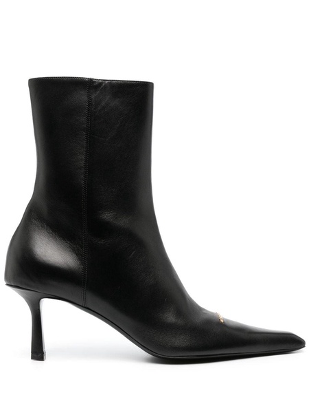 Alexander Wang Viola 65 Zip Bootie Shoes