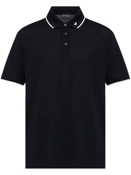 Emporio Armani Logo Cotton Polo Shirt