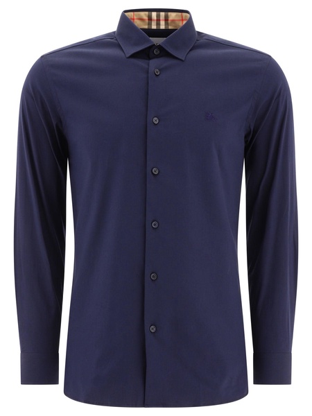 Burberry Ekd Stretch Cotton Shirt