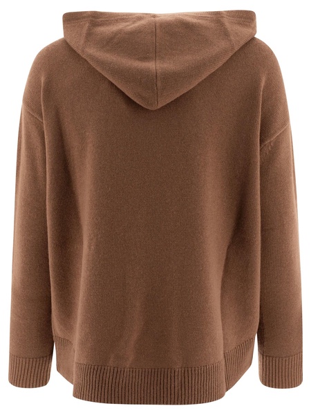 'S Max Mara "Gorizia" Knit Hoodie In Wool And Cashmere