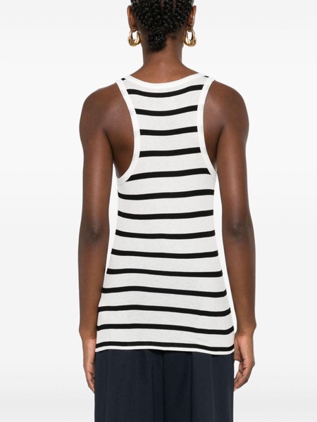 Majestic Striped Ribbed Tank Top