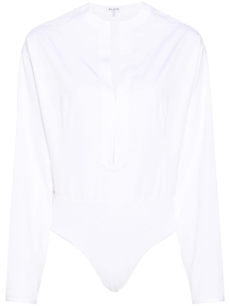 Alaia Cotton Bodysuit Shirt