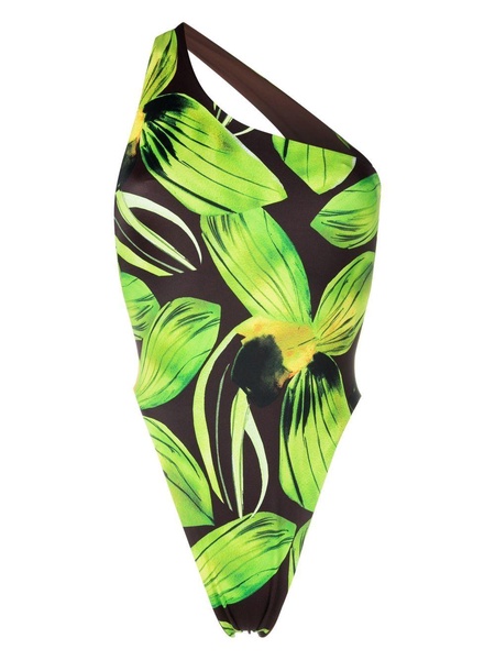 Louisa Ballou One Shoulder Swimsuit