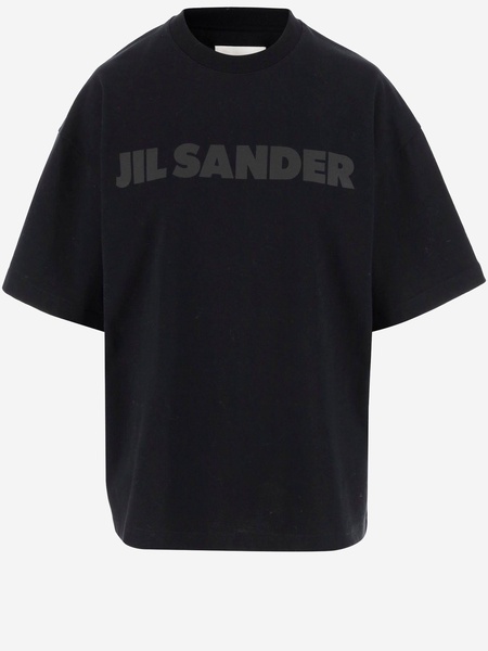 Jil Sander Cotton Jersey T Shirt With Logo