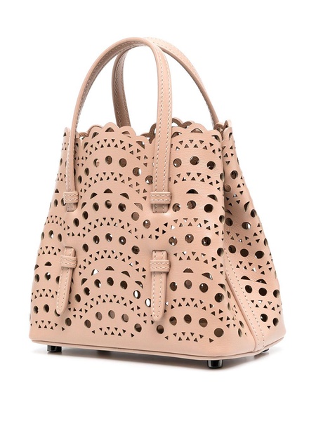 Alaia Mina 16 Micro Leather Handbag