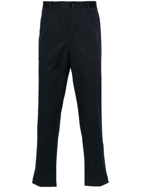 tapered cotton chino trousers