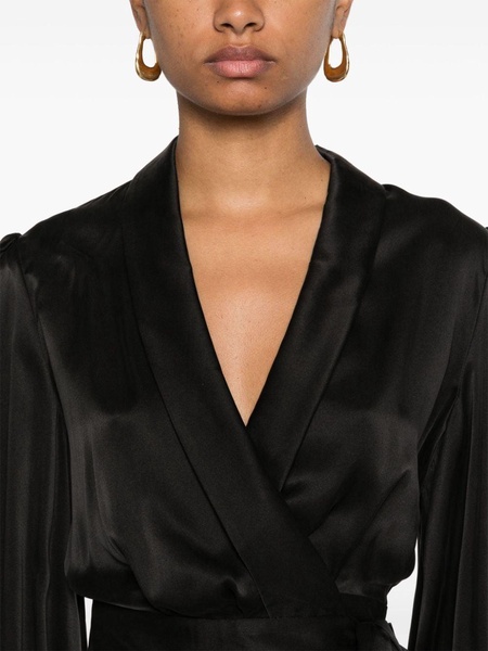 Zimmermann Silk Wrap Top