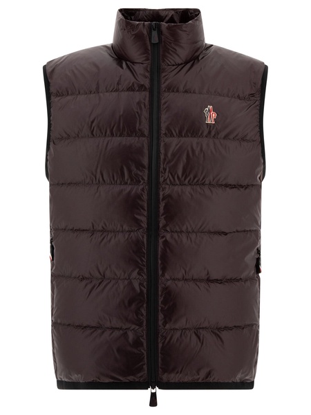 MONCLER GRENOBLE Luxury Bordeaux Down Vest for Men