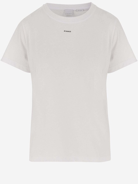 Pinko Cotton T Shirt With Logo