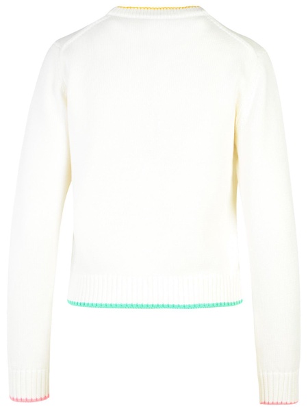 Casablanca White Cotton Sweater Woman