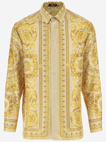 Versace Printed Silk Shirt