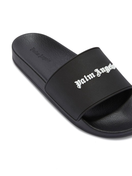 Palm Angels Logo Pool Sliders