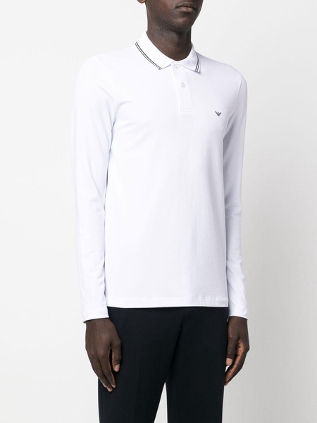 Emporio Armani Logo Cotton Polo Shirt