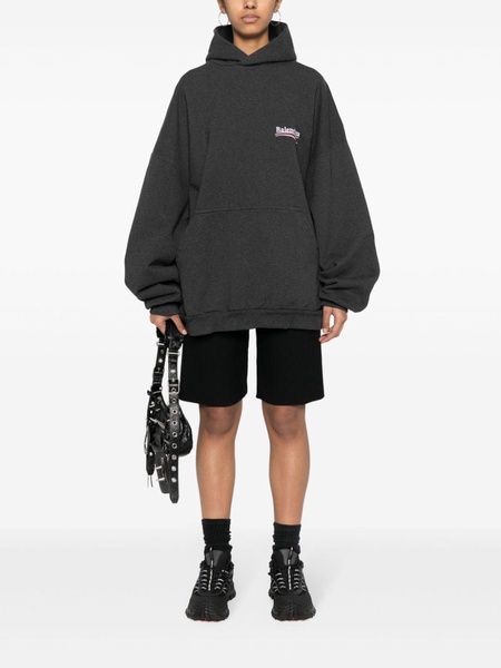 Balenciaga Political Campaign Cotton Hoodie