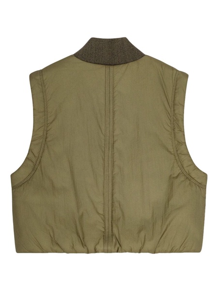 Ganni Short Quilted Vest