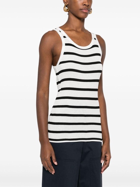 Majestic Striped Ribbed Tank Top