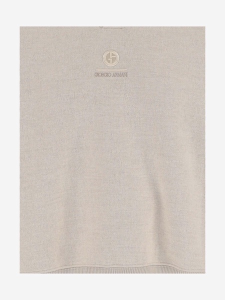 Giorgio Armani Cashmere Blend Sweatshirt With Logo