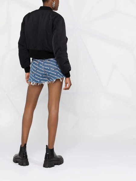 Alexander Wang Denim Shorts With Print