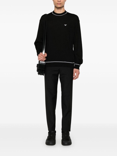 Emporio Armani Logo Wool Sweater