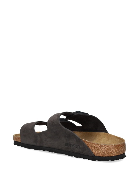 Birkenstock Arizona Velvet Grey, Suede Leather Shoes