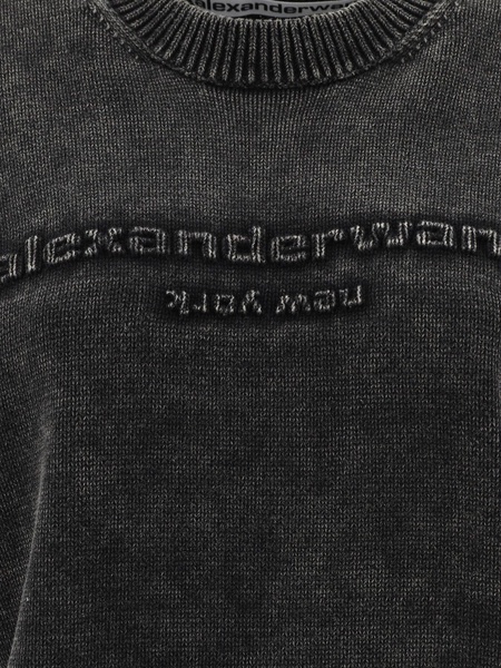 Alexander Wang Sweater With Oversized Logo