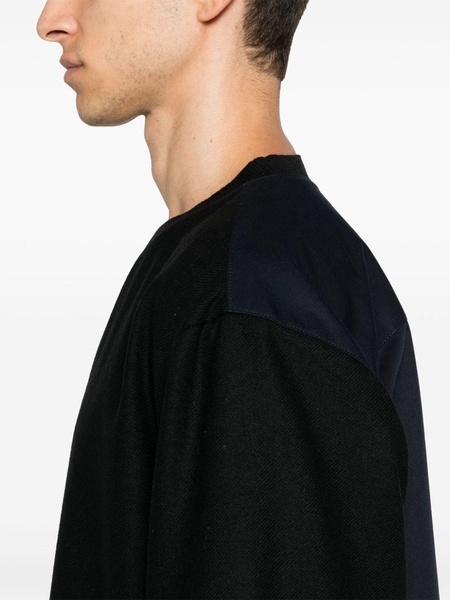 Dries Van Noten Corrow 9261 Black/ Blue Sweater