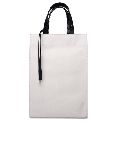 Palm Angels Ivory Cotton Tote Bag Man