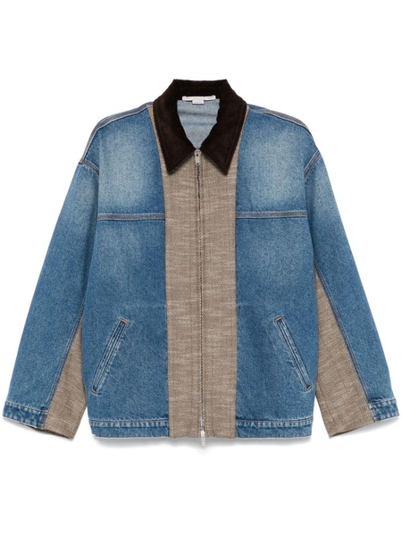 Stella Mc Cartney Denim And Tweed Jacket