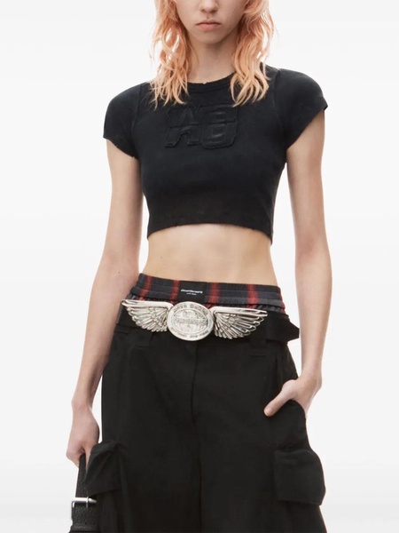 Alexander Wang T Shirt With Crop Application