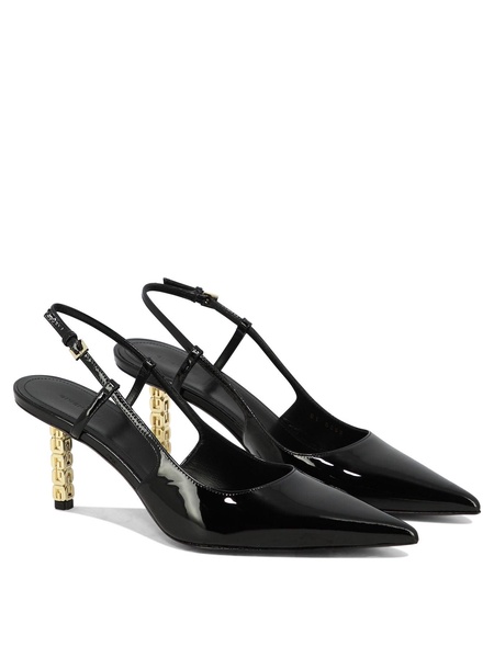 GIVENCHY Sleek and Sophisticated Patent Leather Slingback Pumps