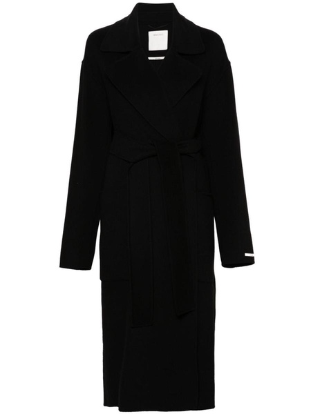 Polka virgin wool coat