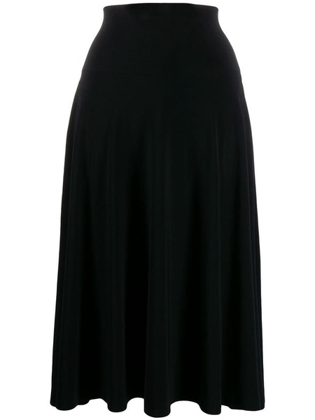 Norma Kamali Flared Midi Skirt