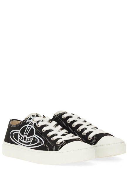 Vivienne Westwood Low Sneaker With Orb Logo