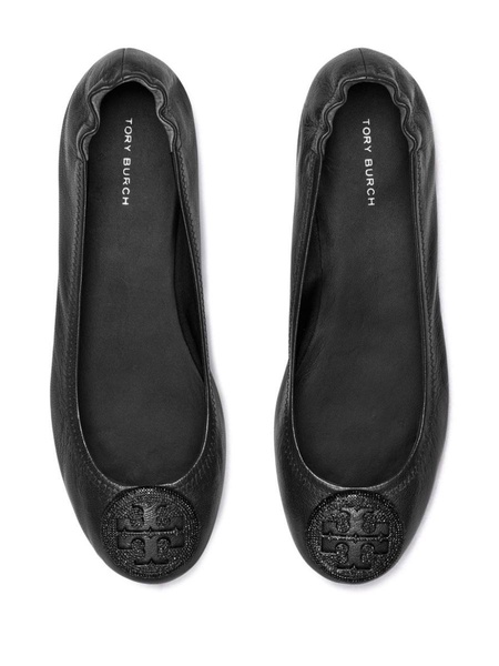 Tory Burch Minnie Leather Ballet Flats