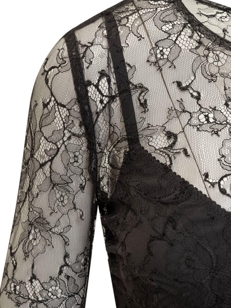 Dolce & Gabbana Lace-Detailed Midi Dress