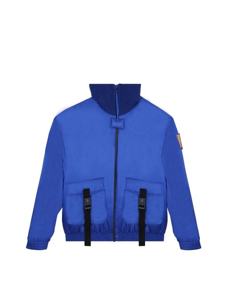 Short Down Jacket "Skiddaw" Moncler Genius in Blue