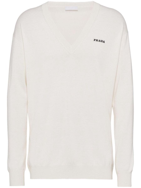 Prada V-Neck Cashmere Jumper