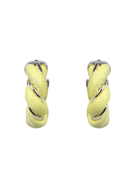 Bottega Veneta Braided Hoop Earrings