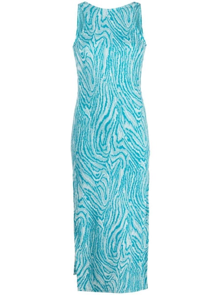 Vitelli Flow Jacquard Scoop Back Maxi Dress Clothing