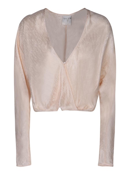 Microdamier Ivory Kimono Shirt