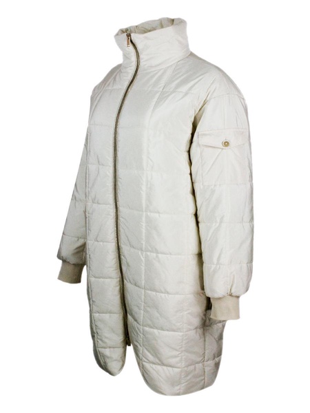 Tech fabric coat