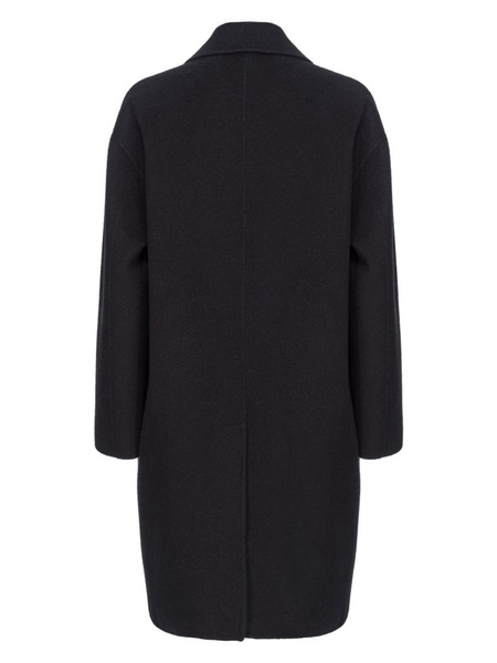 single-breasted wool coat