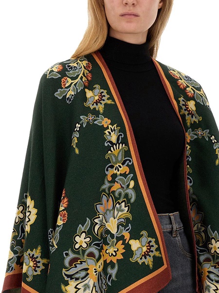 Etro Floral Paisley Cape