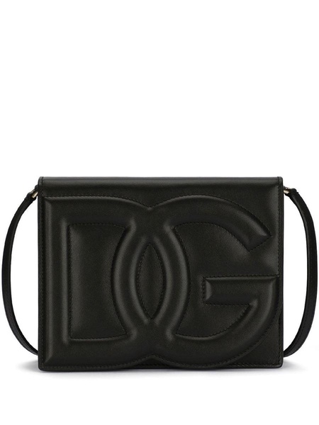 Dolce & Gabbana Shoulder Bag With Embossed Logo